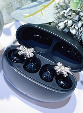 【一见倾心】freeclip2可合盖蝴蝶结耳夹耳机钻扣小众轻奢耳饰