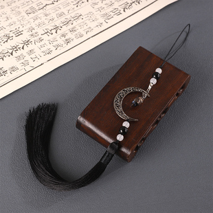 新款中式弯月长流苏挂件古装汉服腰间挂坠旗袍压襟古风佩饰