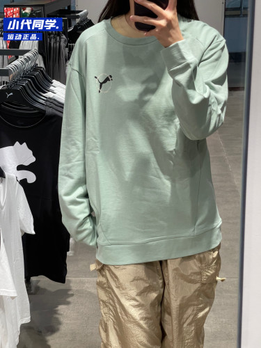 puma彪马男子运动休闲百搭基础圆领长袖卫衣套头衫686327