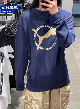 puma彪马男子秋季新款运动休闲连帽套头卫衣686368