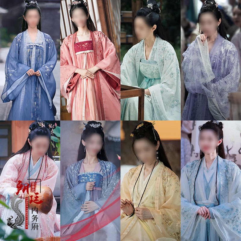 唐朝女古装襦裙仙女裙大袖