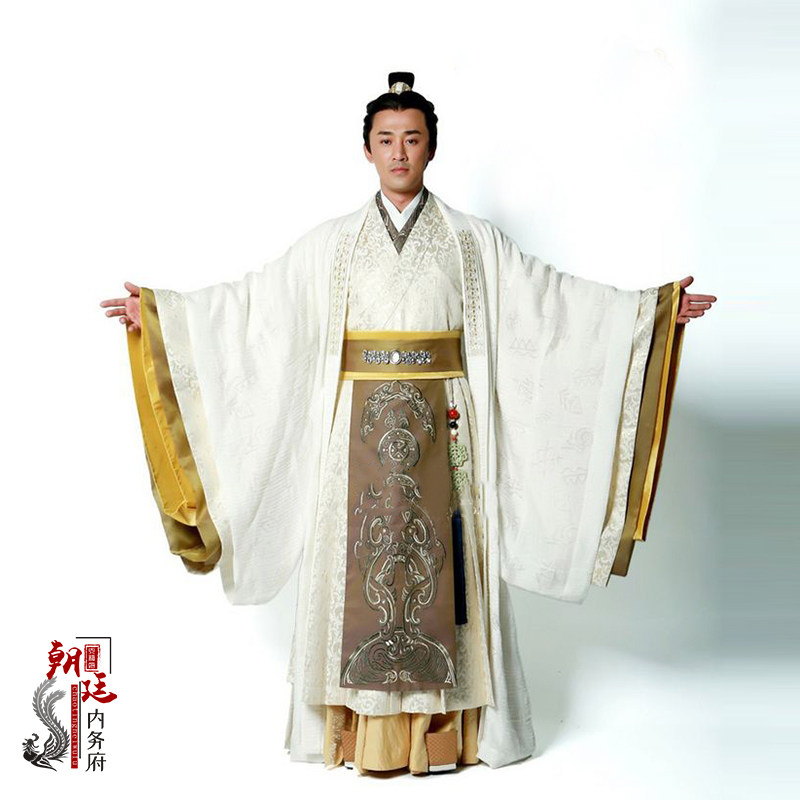 影视古装卫子夫同款古装男士汉服皇帝服汉朝大臣服员外古装演出服