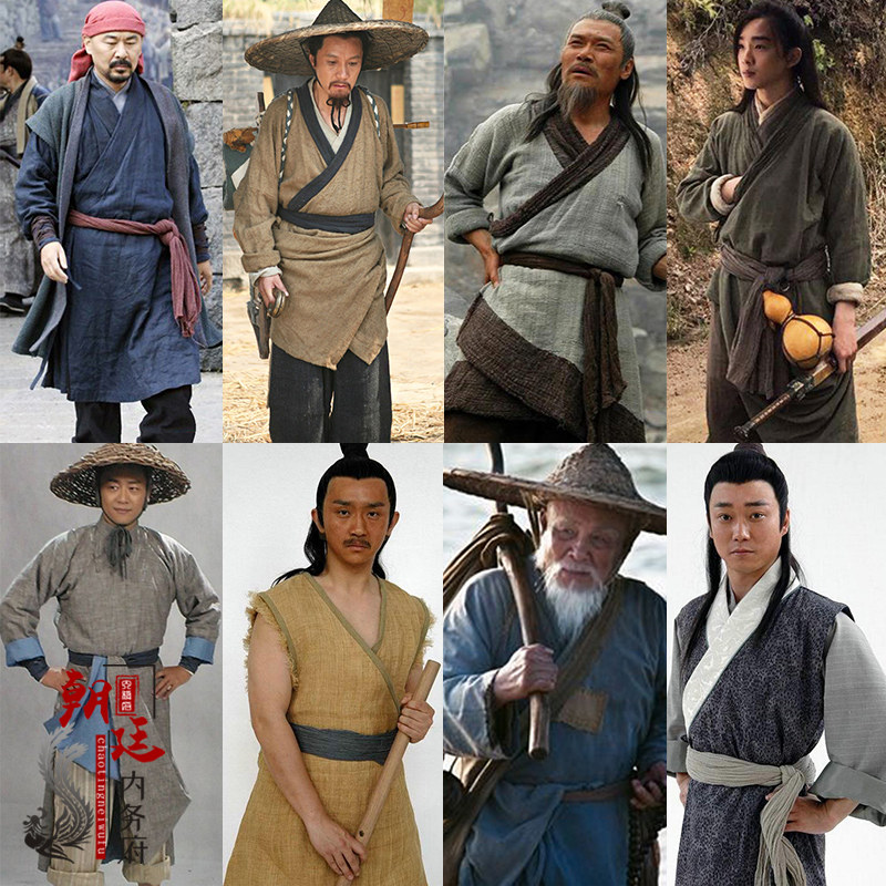 影视明朝棉麻武侠村民古装