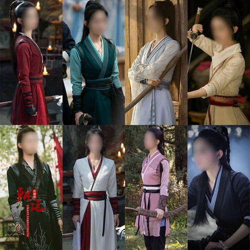 侠女仙侠剑客服汉服刺客赵演出服