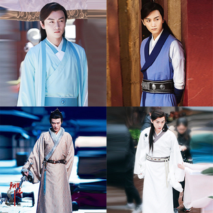 影视装古装男士汉服武侠古装男剑客少爷服侠客服群演古装