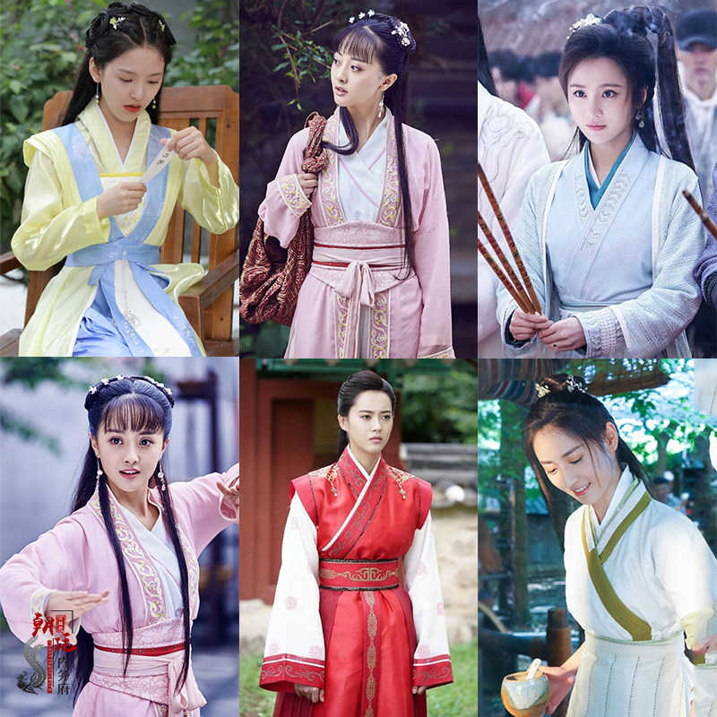 影视古装唐朝宋朝女古装汉服侠女古装骑马女侠服女剑客小姐仙女服