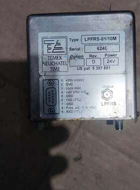 议价TEMEX射频模块10MHz铷钟LPFRS0110M二