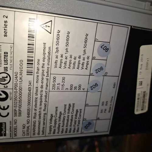 议价 SSD 直流调速器 590p 35A 4Q可逆