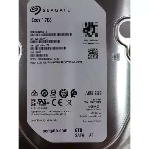 议价希捷6T SATA ST6000NM021A 10个