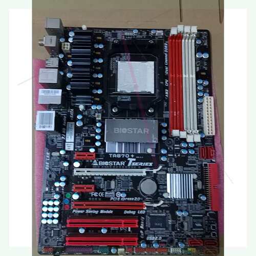 议价映泰主板TA870+独立显示卡大板AM3接口DDR