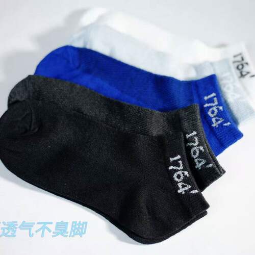 1764网眼袜子男短袜春夏