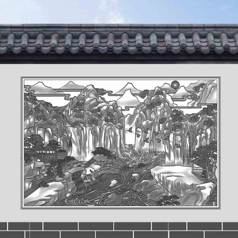 eps泡沫浮雕外墙装饰欧式立体建筑山花浮雕外墙雕刻仿古影壁墙画图片