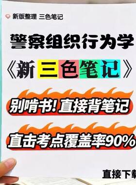 2026新版 00859警察组织行为学  自考重点 自考资料 考点知识点 同步教材提纲  考前密卷押题 题库历年真题