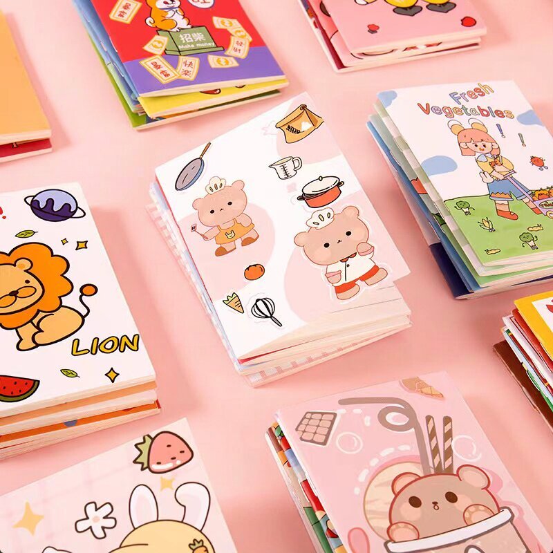 可爱迷你小本子 学生便携口袋笔记本软面抄便签本 办公文具记事本