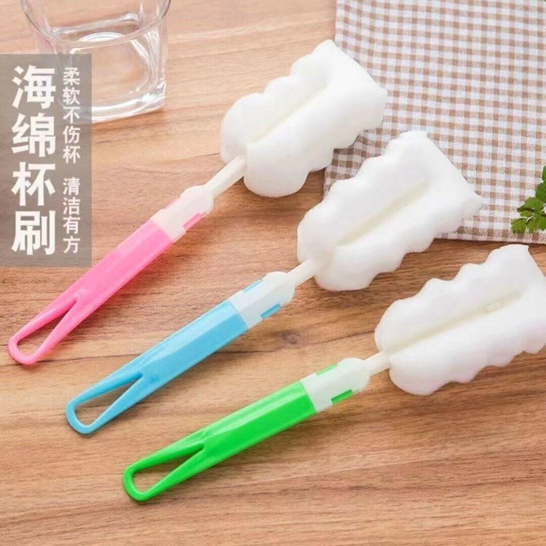 长柄海绵可拆玻璃杯刷