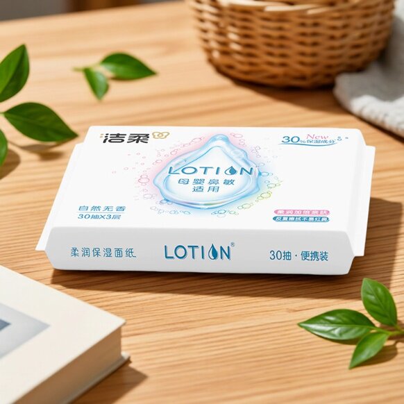 洁柔Lotion保湿纸婴儿宝宝专用乳霜纸多规格家庭实惠装便携
