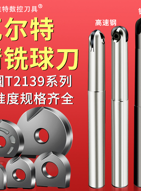 进口半圆球刀片瓦尔特德国T2139球头铣刀R6/R10R12.5球刀刀片P320