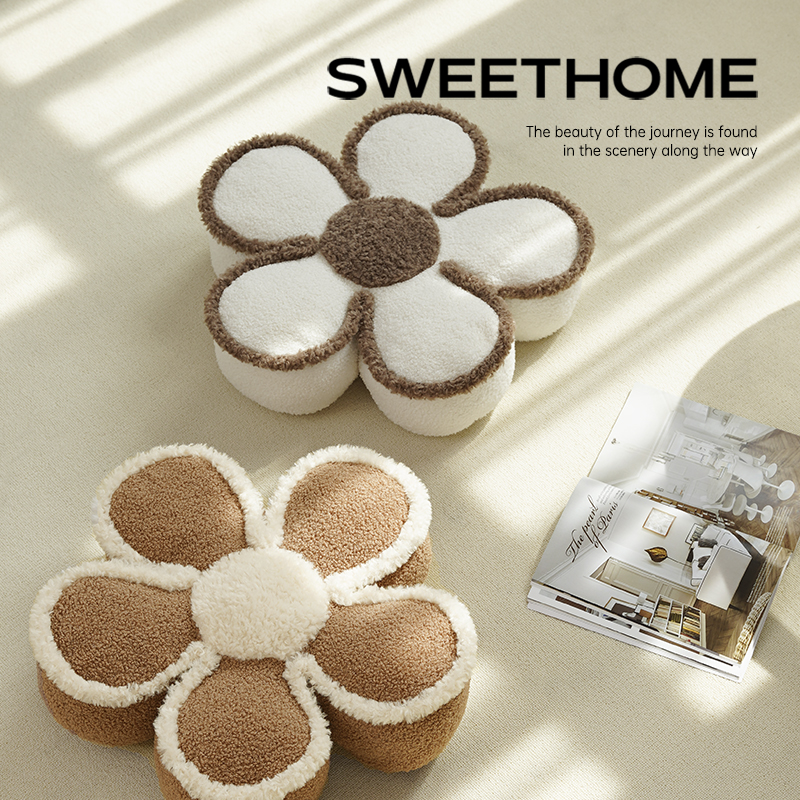 花朵蒲团榻榻米飘窗坐垫飘窗阳台卧室地板上懒人沙发地毯茶几蒲团