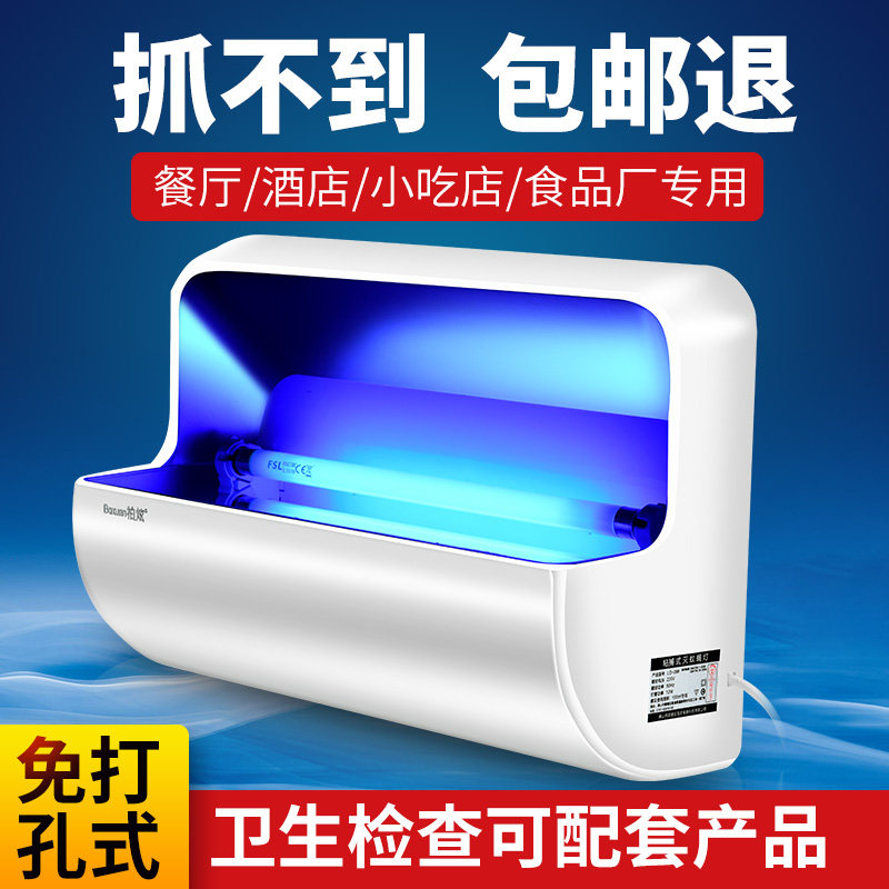 MOSQUITO KILLER LAMP STICKY TRAPPING FLY KILLER LAMP RESTAURANT HOTEL SHOP MILK TEA SMALL FLYING INSECT LAMP FLY KILLER ARTIFACT HANGING ON THE WALL