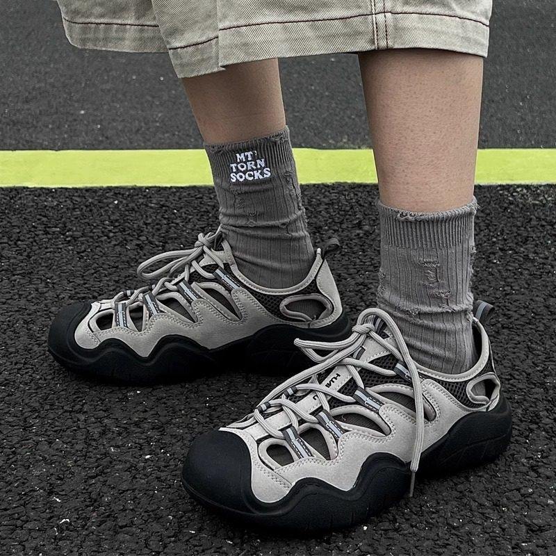 溯溪鞋男2026新款夏外穿透气镂空凉鞋包头运动休闲户外徒步登山鞋,流行男鞋,休闲凉鞋,淘宝优惠券,粉丝福利购,淘宝优惠卷