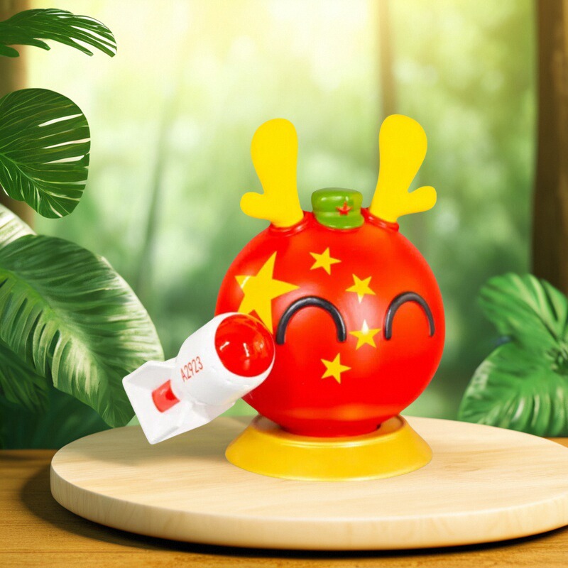 波兰球树脂摆件中国球车载摆件手办国家球动画小金球GCB动画正版