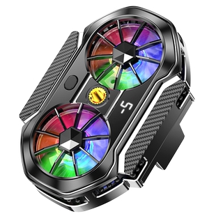 直播专用手机散热器半导体制冷降温神器主播打游戏电竞背夹式一体带支架静音车载风扇充电适用于黑鲨苹果华米