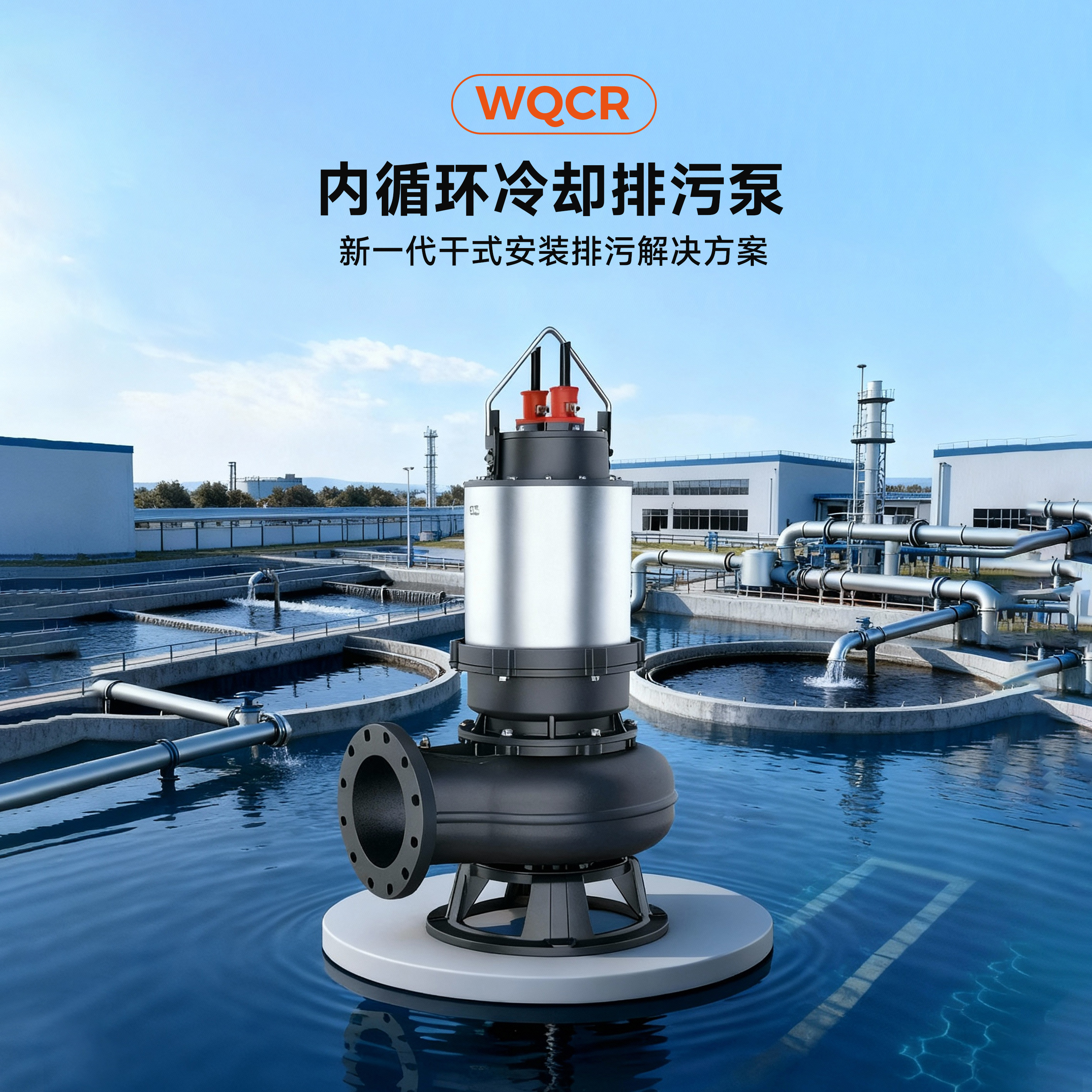 利欧WQCR内循环冷却排污泵污水泵高效无堵塞潜水泵不锈钢高扬程