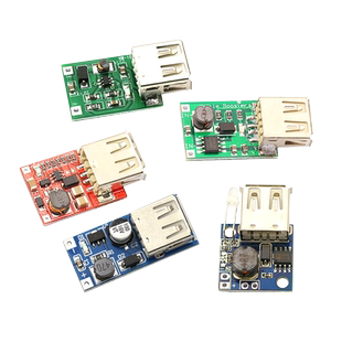 DC-DC升压稳压电源模块板电池升压板0.9V~5V升5V600MAUSB供电
