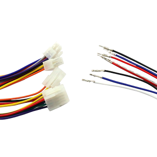 5557 5559端子线连接器 18号线焊接镀锡线电子线连接线公母单双头