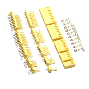 KF2510接插件连接器 2.54MM 插头+直针座+端子 2P 3P 4P等(10套)