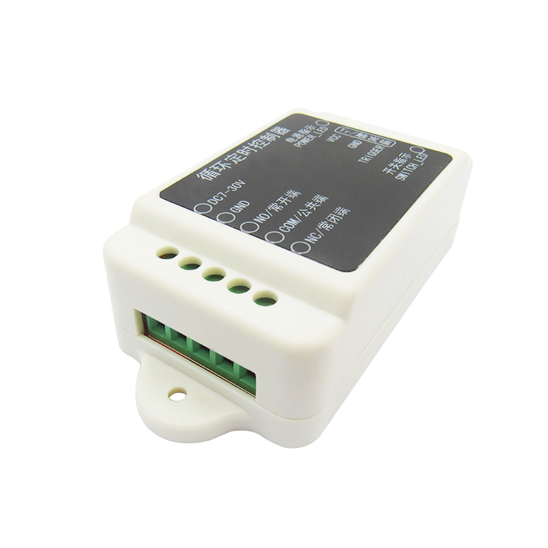 循环定时器控制DC6-30V延时时间可调循环定时开关继电器模块10A
