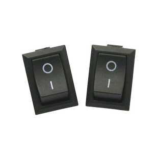 船型开关电源开关翘板六脚三档6脚3档 21*15MM双刀双掷 船形按钮