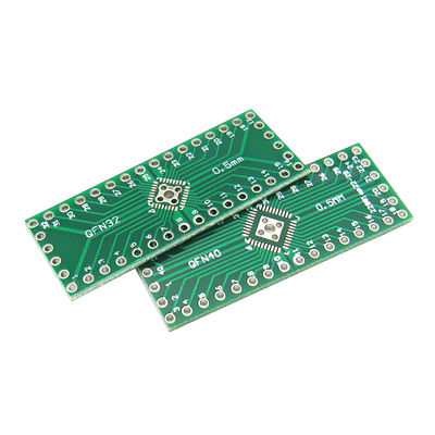转接板 QFN32 QFN40 PCB转换板直插DIP 0.5mm间距贴片转  (2个)