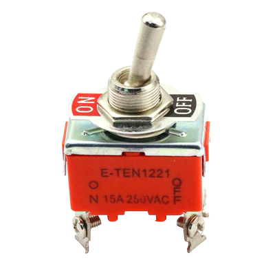 摇臂开关钮子摇头拨动开关4脚2档