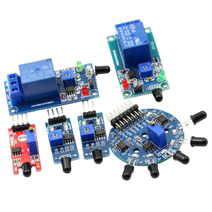 火焰传感器模块 火源探测模块传感器红外接收火光检测报警(3/4线)