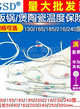 电饭锅电饭煲陶瓷温度保险丝保险管10A 20A 250V配件电阻rf216度