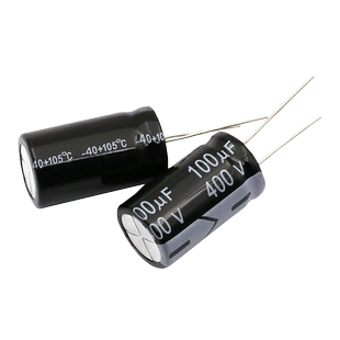 电解电容 400V/100uF 体积18*30mm 直插 铝电容器电解