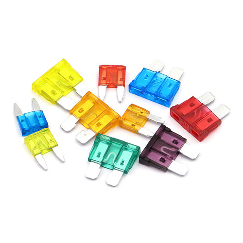 汽车保险管保险丝片电动车摩托车20A25A30A5A15A10A40A安电瓶插片