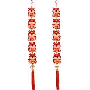 辣椒挂件新年钱袋挂串过年装饰客厅春节喜庆门口福袋挂饰鲤鱼吊饰