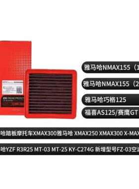 适用于雅马哈YAMAHA摩托车空气滤芯滤清器保养配件