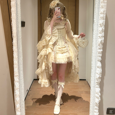 AF【蝶羽姬袖跑单全款掉落】2025原创设计内搭cla系洛丽塔Lolita