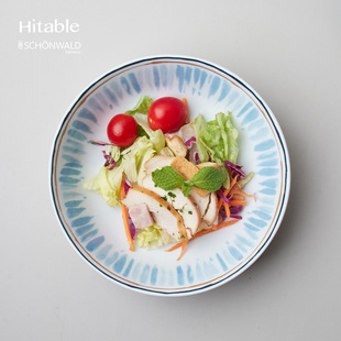 Hitable德国进口色拉钵超高温贴花陶瓷碗日常酸奶碗炖菜深钵餐厅