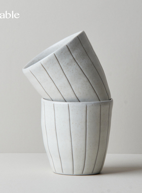 Hitable随笔手握杯杯子办公室陶瓷可爱伴手礼家用宿舍喝水水杯