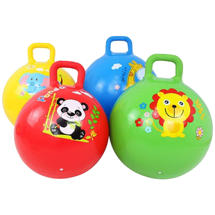 羊角球大号加厚幼儿园感统训练体智能儿童弹跳球亲子游戏家用玩具