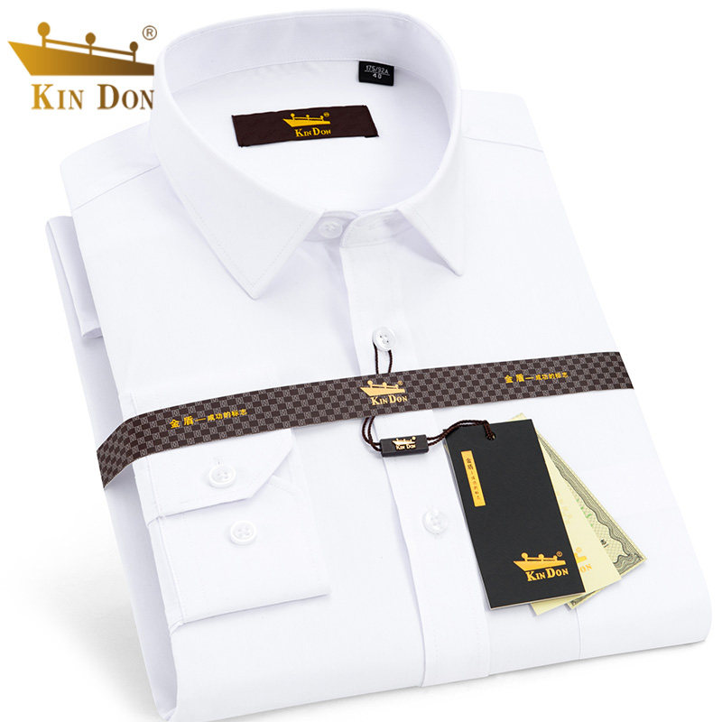 KIN DON/ Shield Long sleeve shirt man business affairs leisure time Professional suit Plain shirt Banbai shirtin the Men's clothing, Shirt  category - from Buy2taobao.com to provide professional Taobao agent buy service