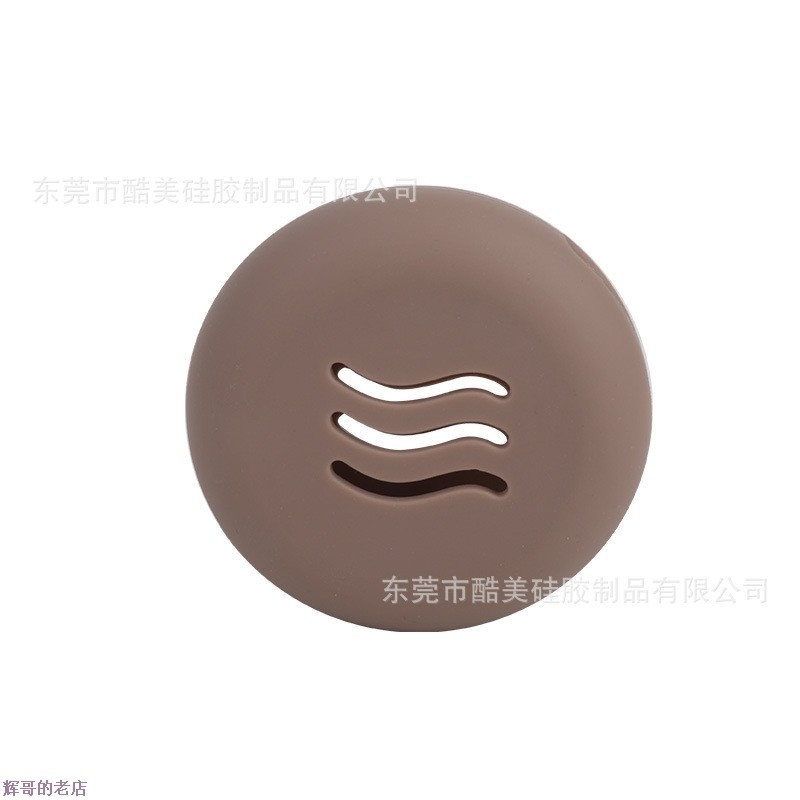 puff外贸新款气垫粉扑收纳硅胶roundorganizer圆形粉扑收纳包