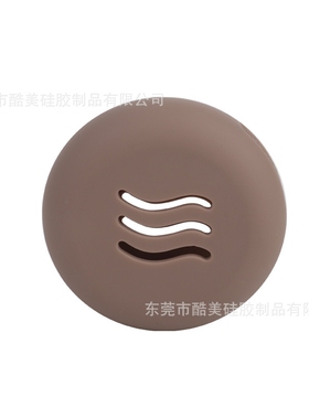 puff外贸新款气垫粉扑收纳硅胶roundorganizer圆形粉扑收纳包