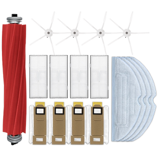 适配石头T8 PLUS/G10S扫地机器人配件抹布耗材尘袋滚边刷滤网尘盒