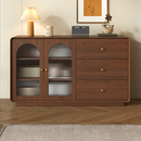 实木餐边柜靠墙一体储物柜客厅家用落地置物柜茶水柜边柜橱柜碗柜