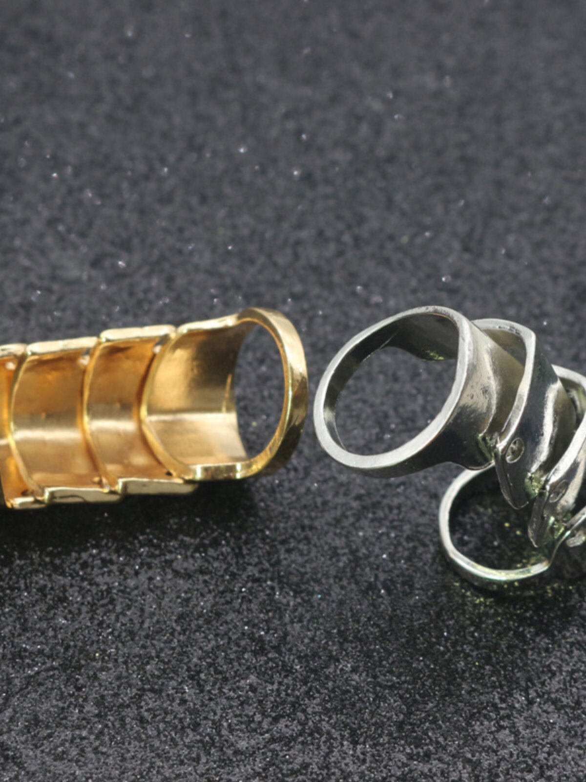 NEW PUNK STYLE JOINT RINGS MENS METALLIC ARMOR FINGER MOVEMENT FINGER RINGS HAND ORNAMENTS ARMOR FINGER SLEEVE JEWELRY